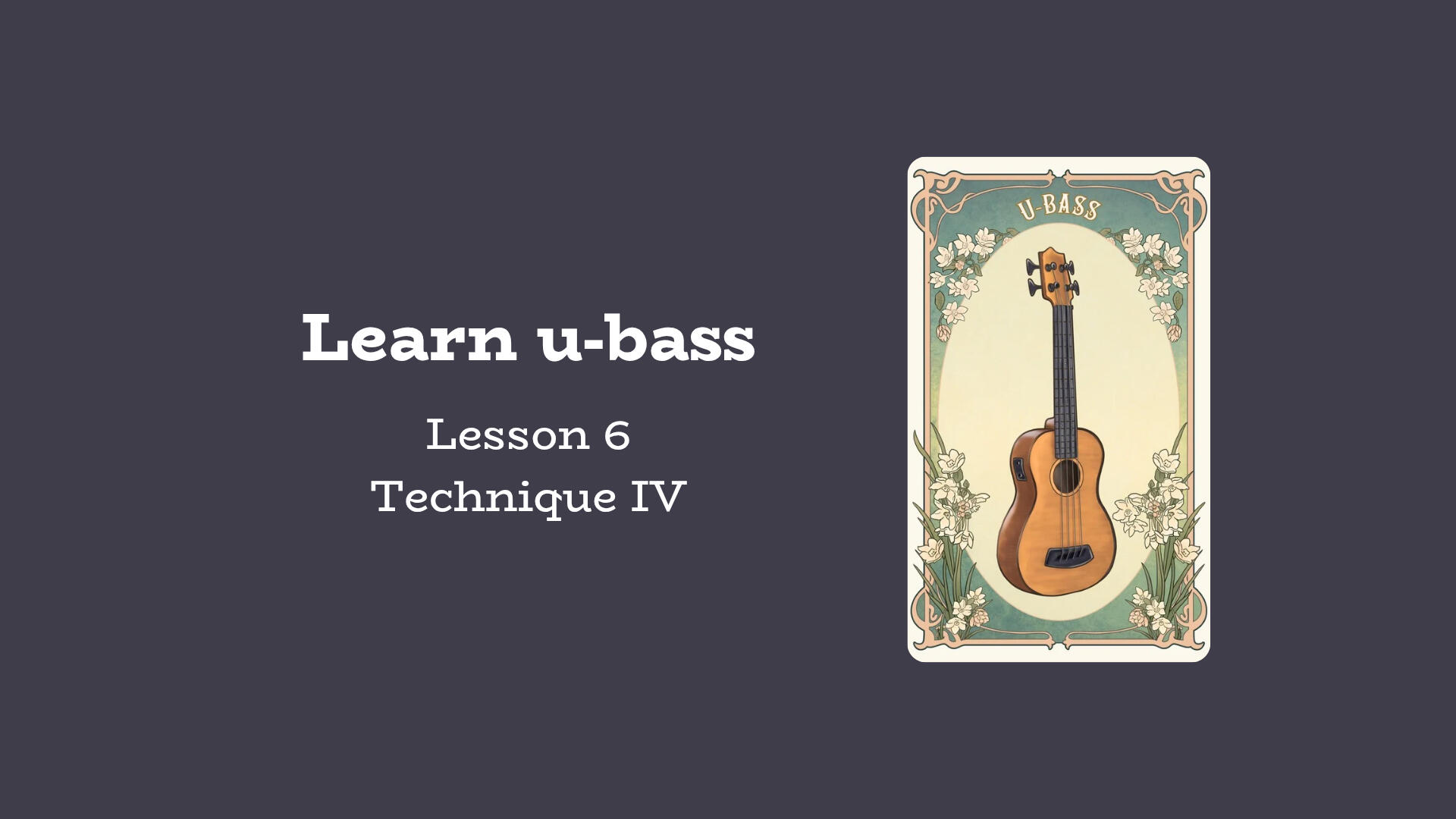 Lesson 6